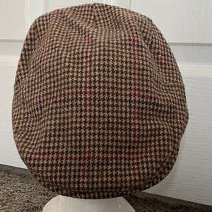 Chaps Brown and Red Plaid Hat